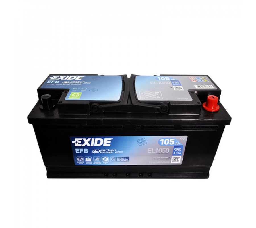 Автомобильный аккумулятор Exide 105Ah 950A Start Stop EFB EL1050