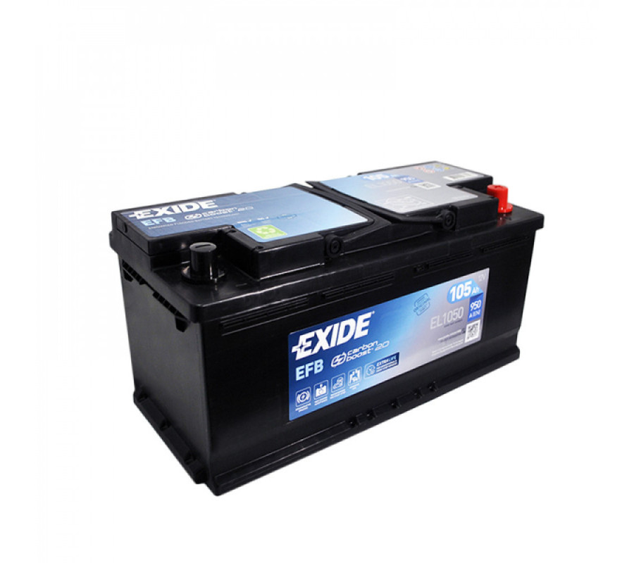 Автомобильный аккумулятор Exide 105Ah 950A Start Stop EFB EL1050