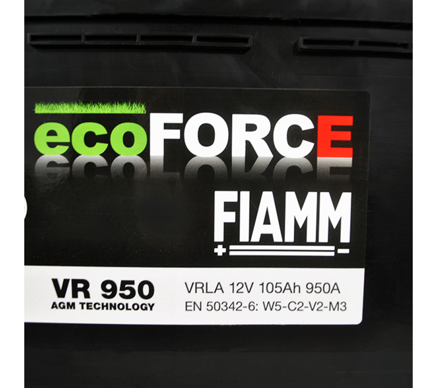 Автомобильный аккумулятор FIAMM Ecoforce AGM 105Аh 950А R+