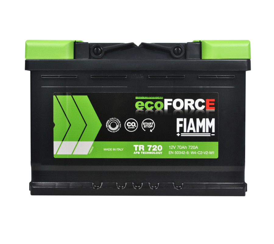 Автомобільний акумулятор FIAMM Ecoforce 70Аh 760А R+ Start Stop AFB