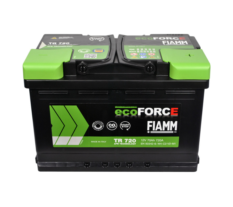 Автомобільний акумулятор FIAMM Ecoforce 70Аh 760А R+ Start Stop AFB