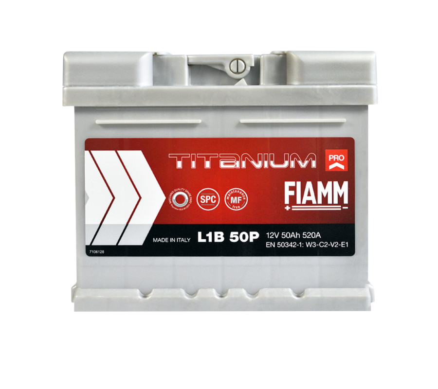 Автомобильный аккумулятор FIAMM Titanium Pro 50Аh 520А