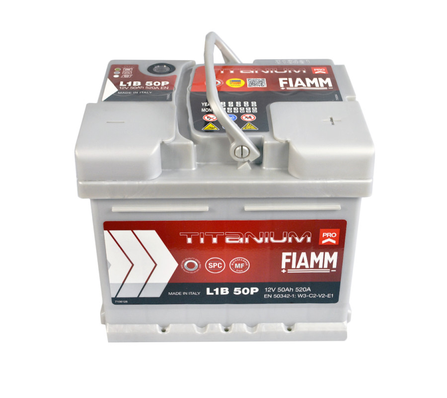 Автомобильный аккумулятор FIAMM Titanium Pro 50Аh 520А