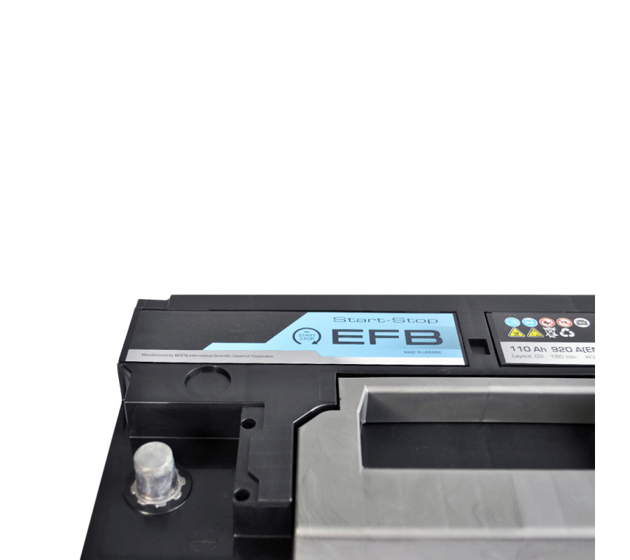 Автомобильный аккумулятор WESTA INTER EFB 110Ah 920A R+