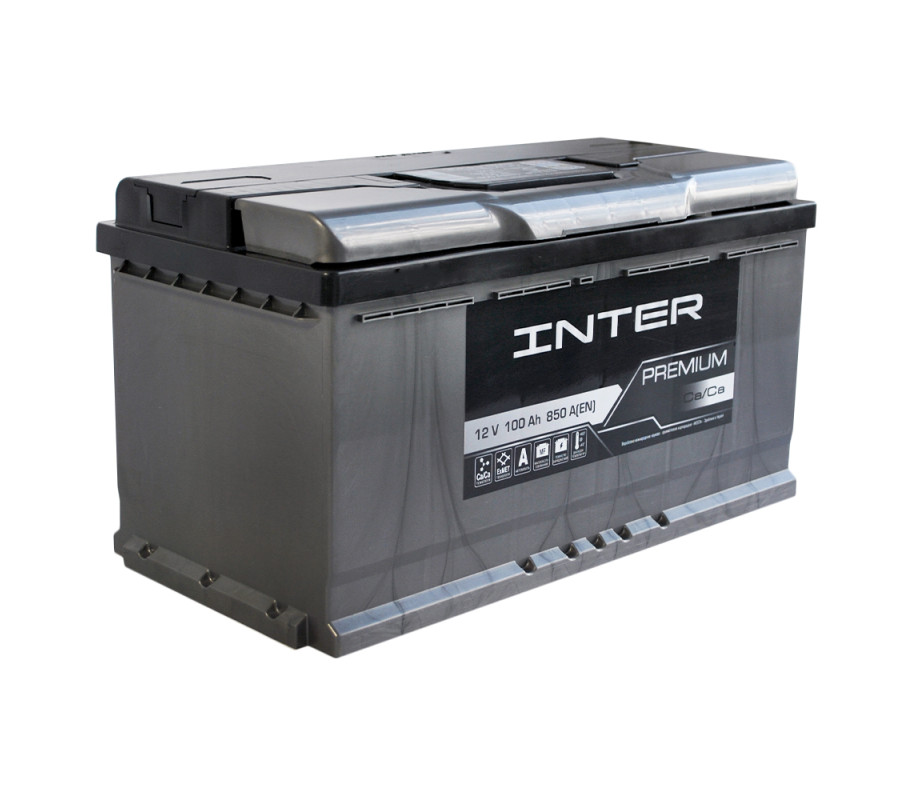 Автомобильный аккумулятор WESTA INTER Premium 100Ah 850A R+