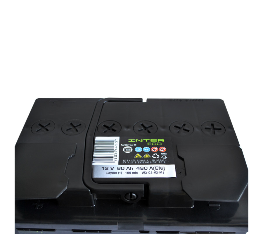 Автомобильный аккумулятор WESTA Inter Eco 60Ah 480A L+