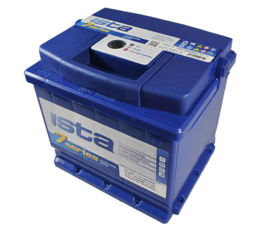 Автомобильный аккумулятор ISTA 7 Series 50Ah 500A L+