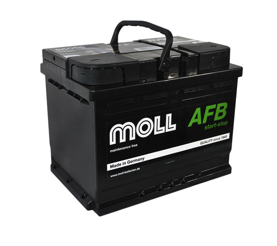 Автомобильный аккумулятор MOLL AFB 66Ah 640A R+ Start Stop