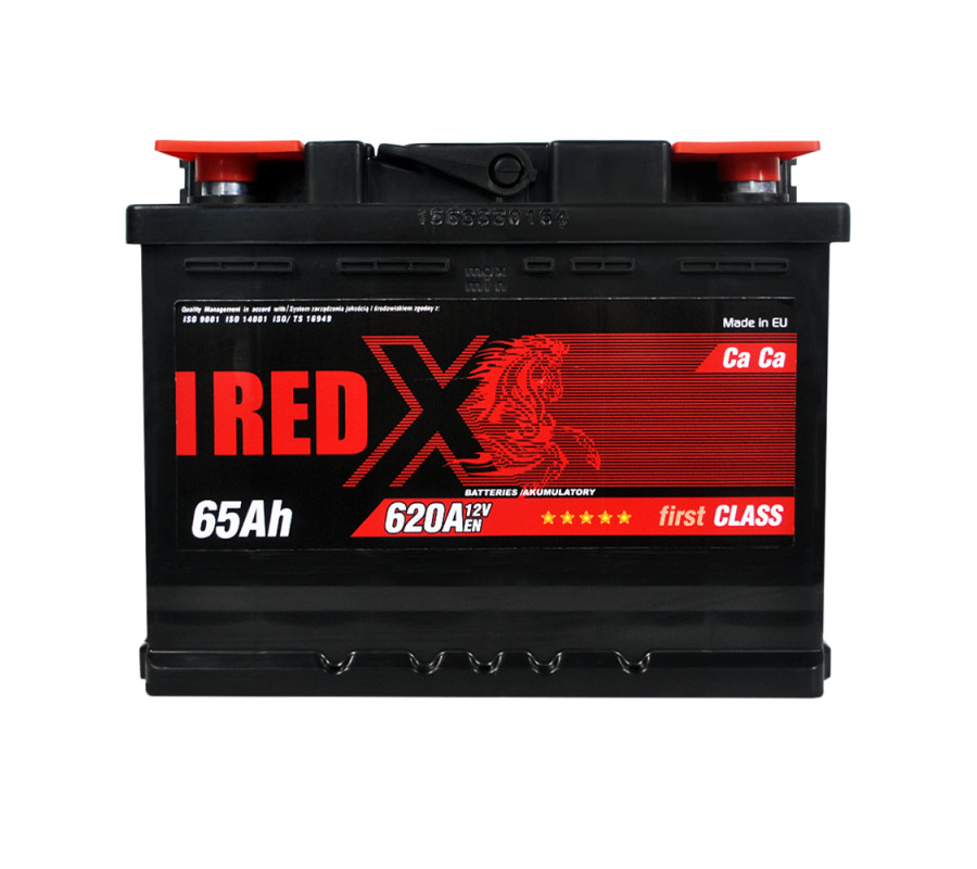 Автомобильный аккумулятор RED X 65Ah 620A L+