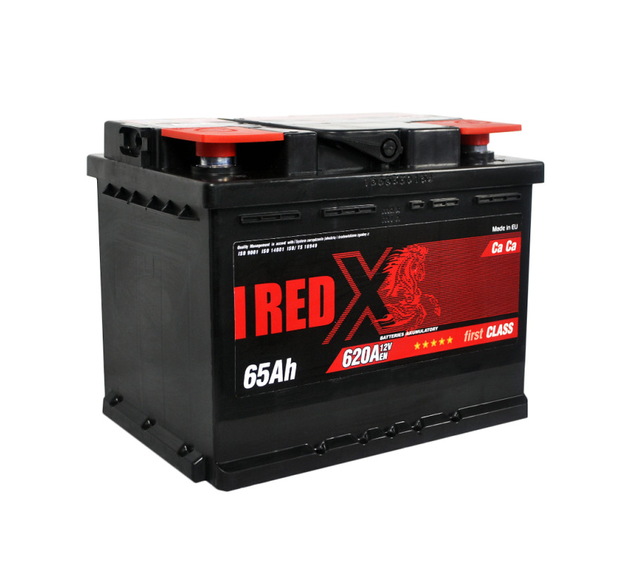 Автомобильный аккумулятор RED X 65Ah 620A L+