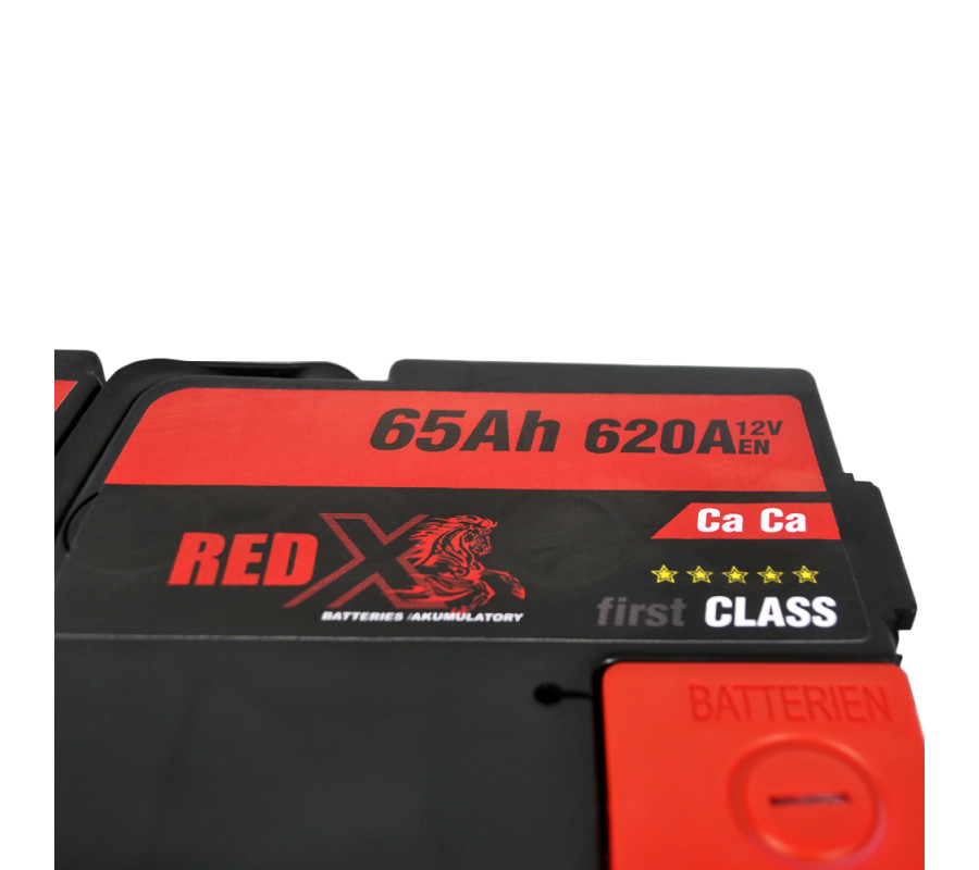 Автомобильный аккумулятор RED X 65Ah 620A L+