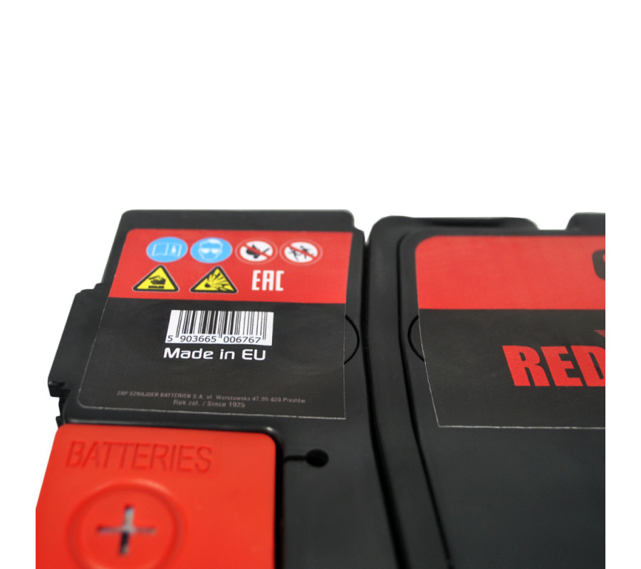 Автомобильный аккумулятор RED X 65Ah 620A L+