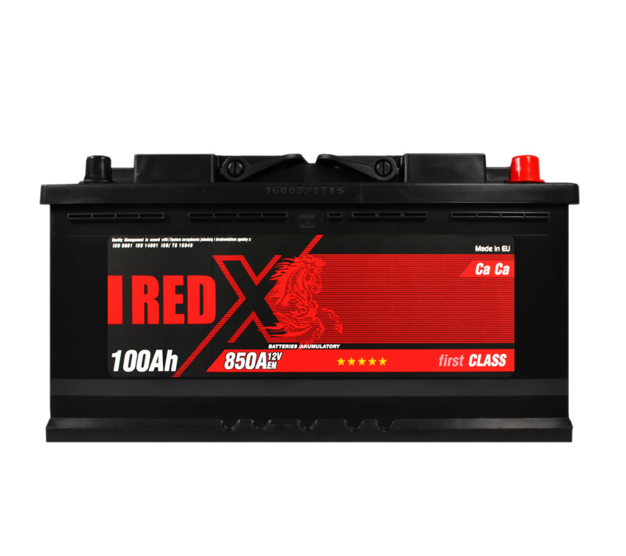 Автомобильный аккумулятор RED X 100Ah 850A R+