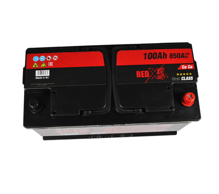 Автомобильный аккумулятор RED X 100Ah 850A R+