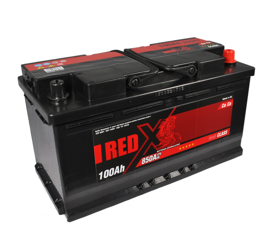 Автомобильный аккумулятор RED X 100Ah 850A R+