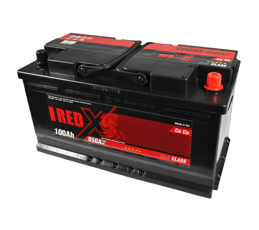 Автомобильный аккумулятор RED X 100Ah 850A R+