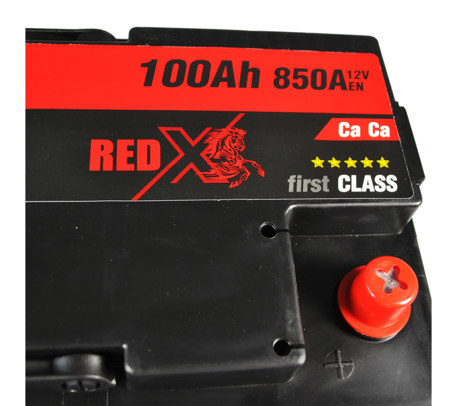 Автомобильный аккумулятор RED X 100Ah 850A R+