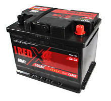 Автомобильный аккумулятор RED X 60Ah 520A R+