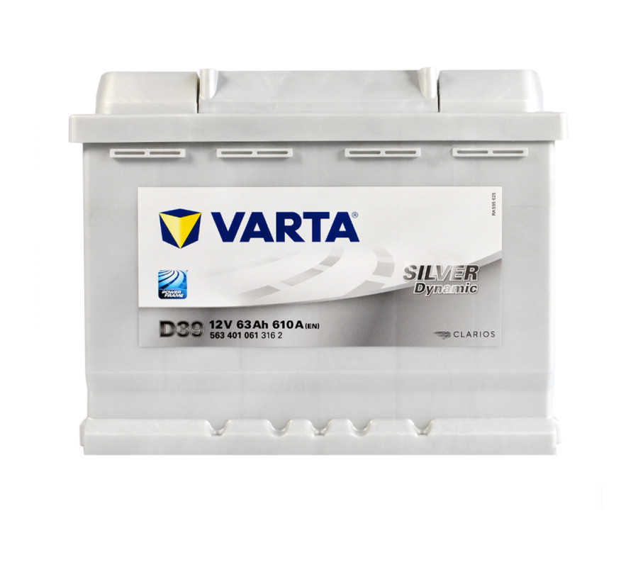 Автомобільний акумулятор Varta  Silver Dynamic 63Ач 610А D39