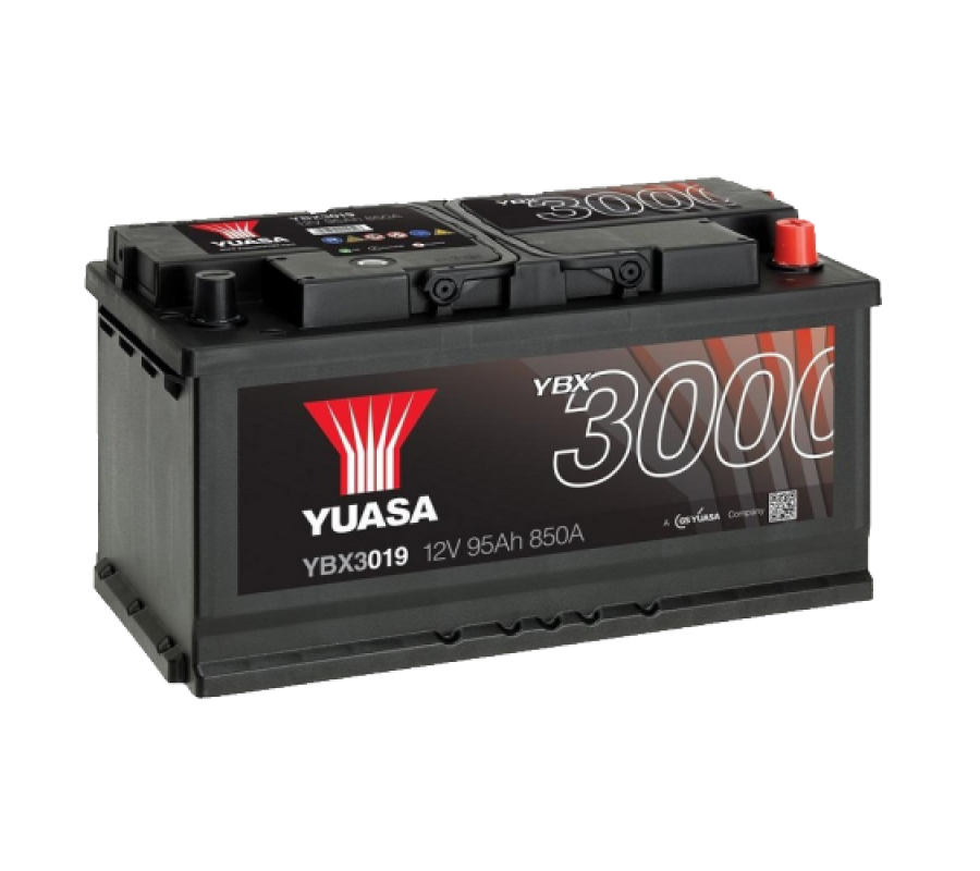 Автомобильный аккумулятор Yuasa 95Ah 850A YBX3019