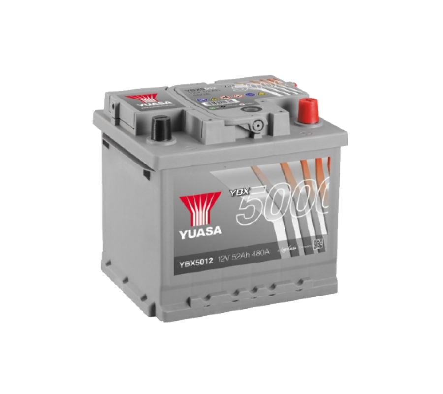 Автомобильный аккумулятор Yuasa 54Ah 500A YBX5012