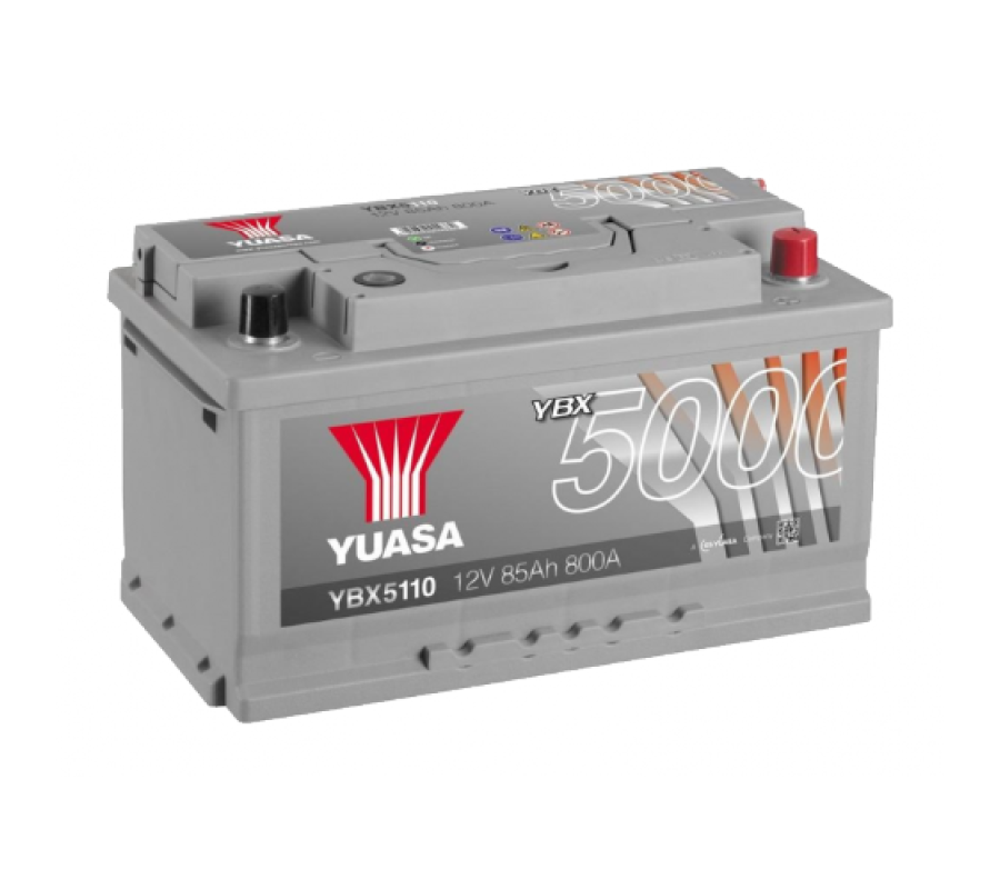 Автомобильный аккумулятор Yuasa 85Ah 800A YBX5110