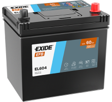 Автомобільний акумулятор Exide 60Ah 520A Start Stop EFB EL604