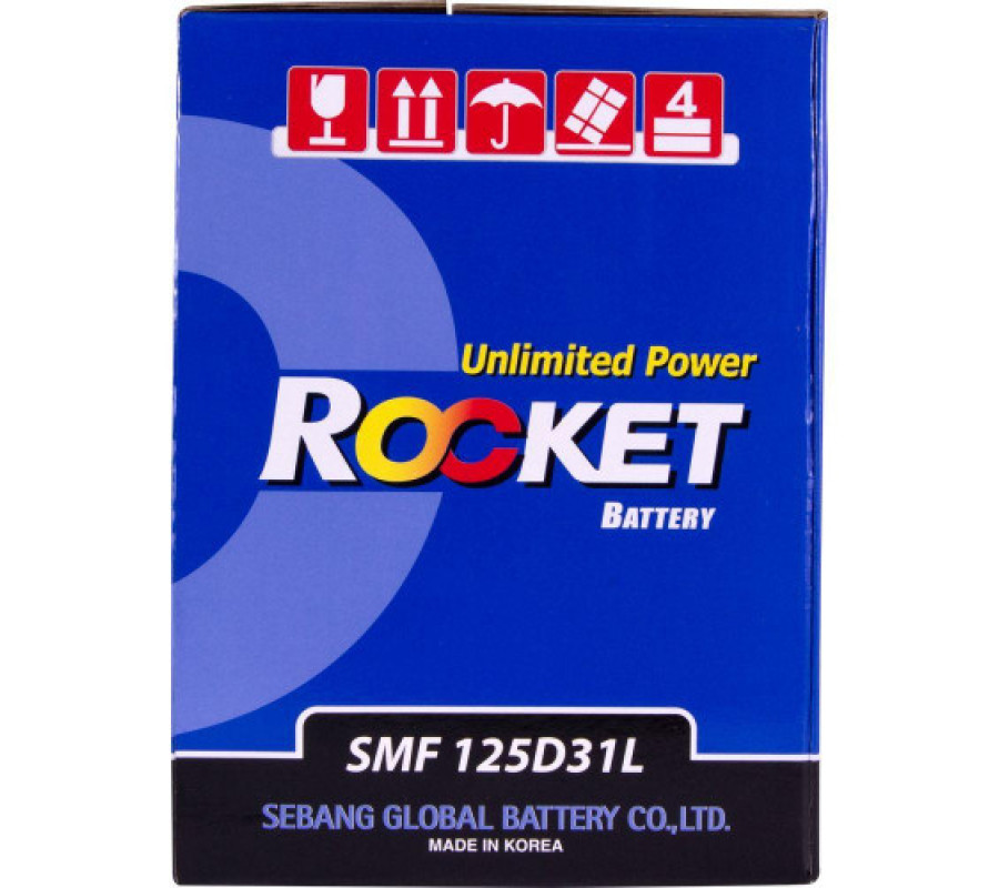 Автомобильный аккумулятор Rocket 100Ah 830CCA 125D31L