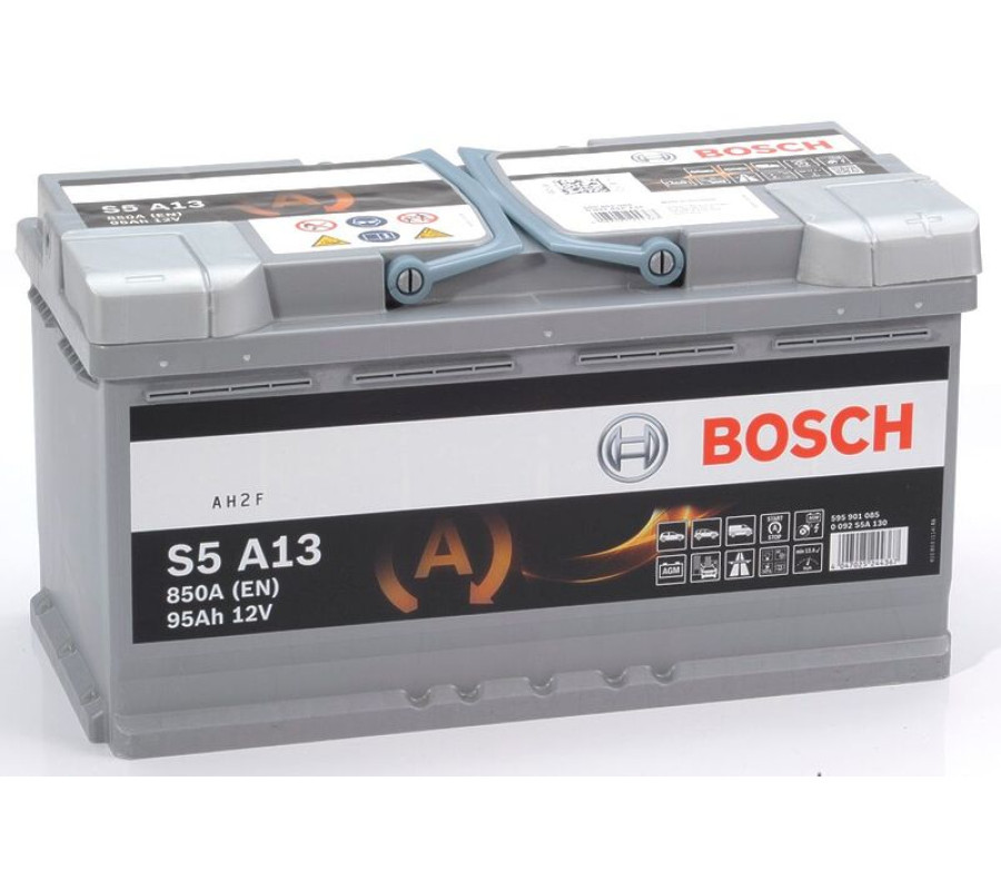 Автомобильный аккумулятор Bosch AGM 95Ah 850A S5A13 